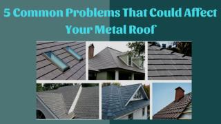 Leakage From the Roofs - Most Common Problems