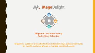 Restrict Visitors using Magento 2 Customer Group Restriction Extension