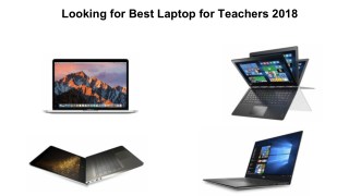Finding Best laptop for teachers 2018