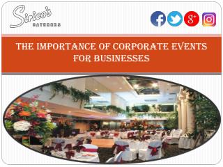 The Importance of Corporate Events for Businesses