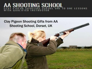 Clay Pigeon Shooting Gifts | Special Offers from AA Shooting School