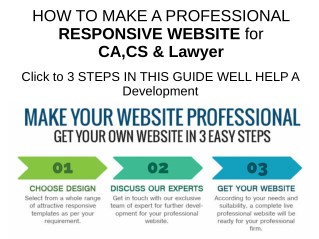 Create a Professional Responsive Chartered Accontant Website Development