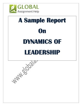 Sample Report on Dynamics Of Leadership by Expert Writers
