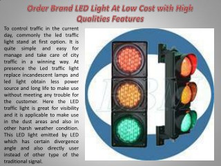 Order Brand LED Light At Low Cost with High Qualities Features