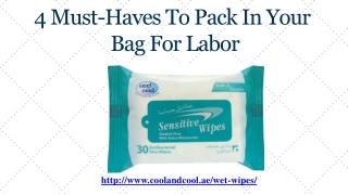 4 Must-Haves To Pack In Your Bag For Labor