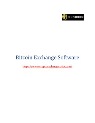 Bitcoin exchange software | Bitcoin Exchange Website Script PHP