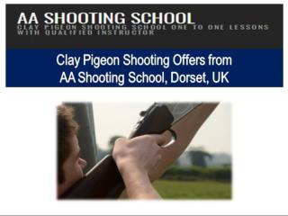 Clay Pigeon Shooting Offers Find at Aashootingschool.com