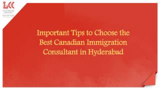 Tips to Select the Immigration Consultant in Hyderabad
