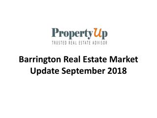 Barrington Real Estate Market Update September 2018
