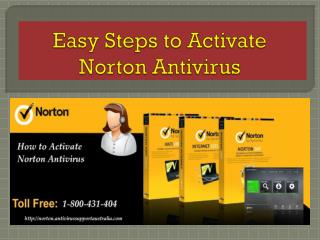 Easy Steps to Activate Norton Antivirus