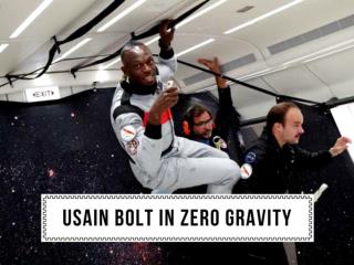 Usain Bolt in zero gravity