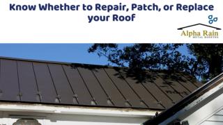 Signs you Need to be Aware about the Roof