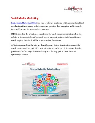 What is Social Media Marketing | SEO Company | Print Media | Branding |Innothoughts