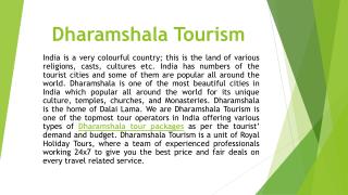 Book Dharamshala Tour Online, Dharamshala Honeymoon Packages