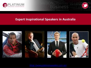 Expert Inspirational Speakers in Australia