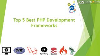 Top 5 best PHP Development Frameworks