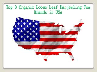 Top 3 Organic Loose Leaf Darjeeling Tea Brands in USA