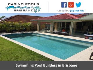 Swimming Pool Builders in Brisbane