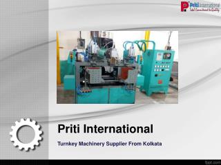 Turnkey Project Consultant-Machinery supplier from kolkata