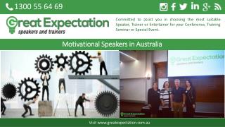 Motivational Speakers in Australia