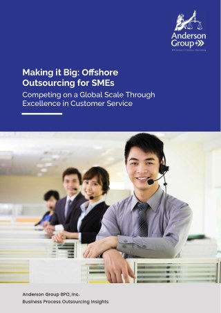 Making it Big: Offshore Outsourcing for SMEs
