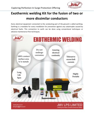 Exothermic welding Kit for the fusion of two or more dissimilar conductors