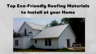 Make your Home Comfortable with Cool/White Roofing