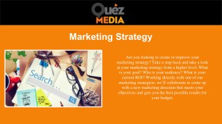 Business Consulting Services in Ohio | Quez Media Marketing