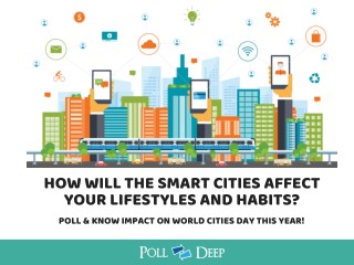 Create a Poll to understand the impact of Smart Cities on your Lifestyles and Habits.
