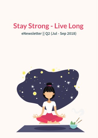 Healthabove60 eNewsletter Q2 | Stay Strong - Live Long