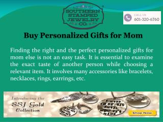Buy Personalized Gifts for Mom