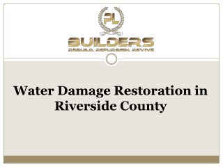 6 Steps of Water Damage Restoration Process in Riverside County