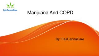 Marijuana And COPD