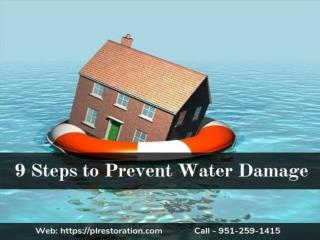 9 Steps to Prevent Water Damage in Riverside County