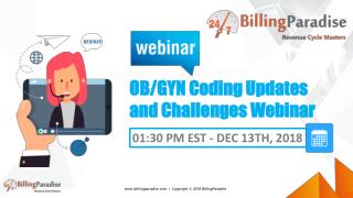 OB/GYN Coding Updates and Challenges Webinar 2019