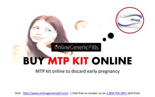 Buy MTP kit online to terminate early pregnancy
