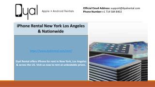 iPhone Rental New York Los Angeles & Nationwide