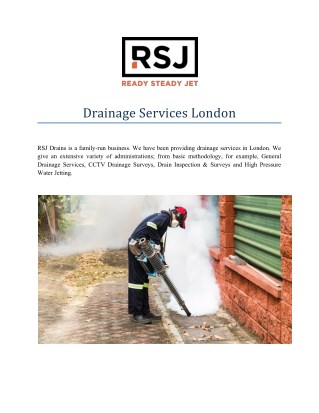 Drainage Services London