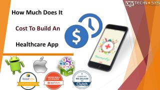 How Much Does It Cost To Build An Healthcare App