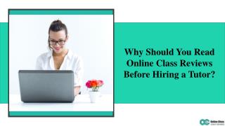 How Important Are Online Class Reviews?