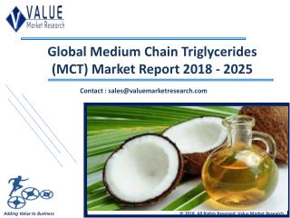 Medium Chain Ttriglycerides Market Share, Global Industry Analysis Report 2018-2025