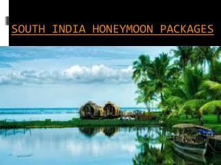 South India Honeymoon tours