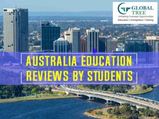 Australia Education reviews by Students | Global Tree