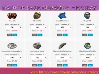 Path of Exile Currency - EzOkay