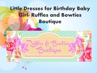 Showing Results for Dresses for Birthday Baby Girl