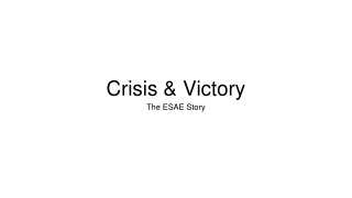 Crisis &amp; Victory
