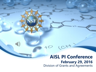 AISL PI Conference February 29, 2016