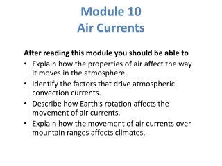 Module 10 Air Currents