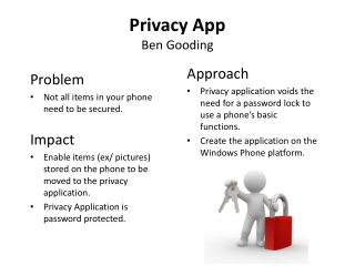 Privacy App Ben Gooding