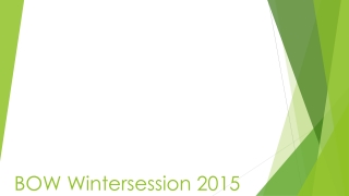 BOW Wintersession 2015